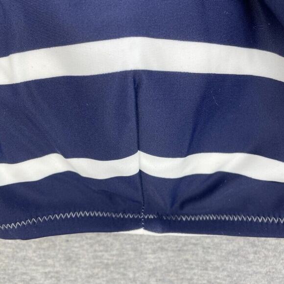 Aerie Bikini Top Womens Extra Large Blue Striped Lightly Padded Inserts Pullover - Picture 4 of 5